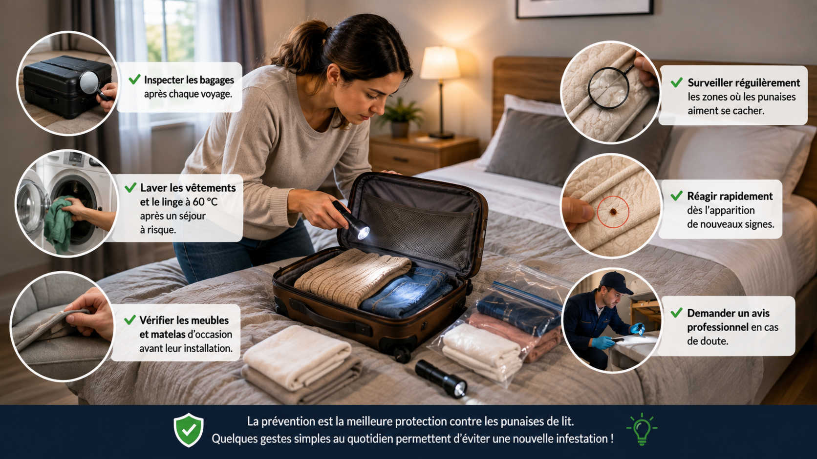 Les bons réflexes pour éviter le retour des punaises de lit
