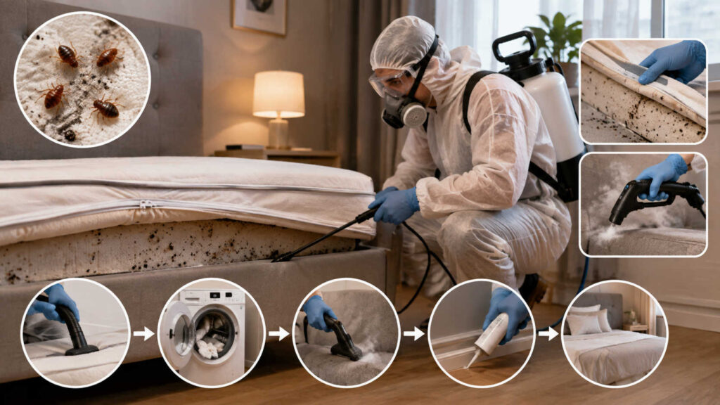 comment se débarrasser des punaises dans une maison