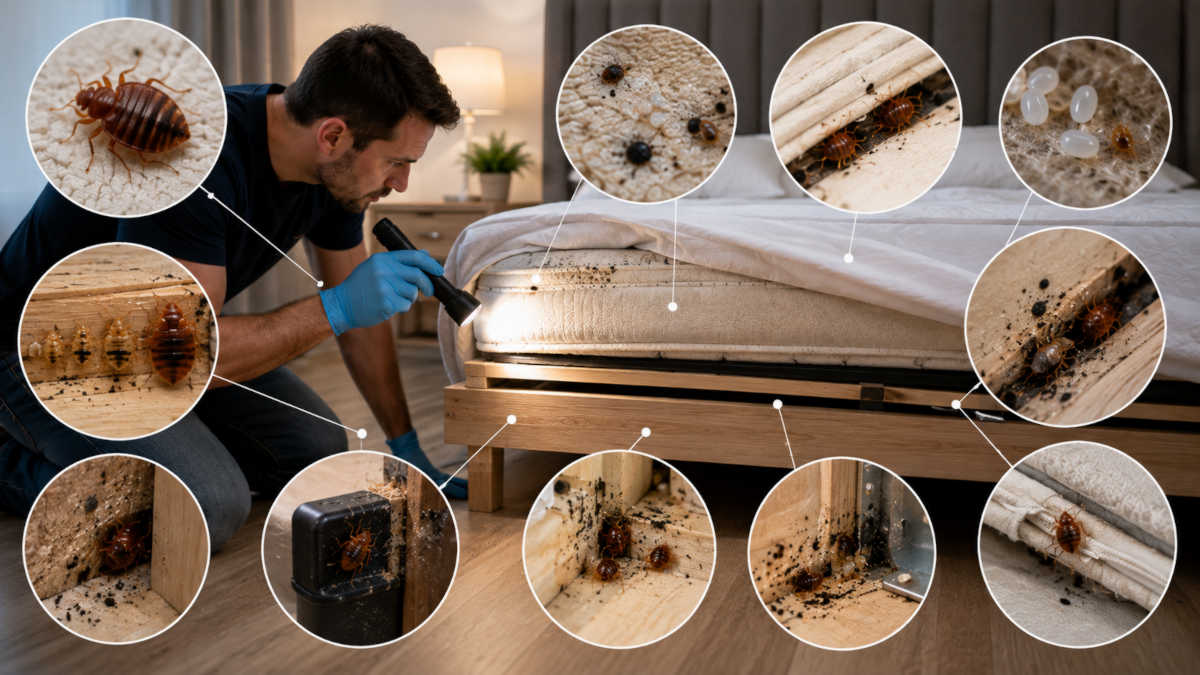 Comment trouver le nid des punaises de lit